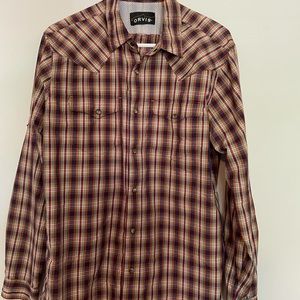 Orvis Western Plaid Tech Shirt - Medium